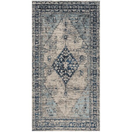 Safavieh Classic Vintage Traditional Rectangle Power Loomed RugsBlue 4 x 6 ft. CLV113M-4